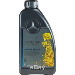 9L Set D'Inspection Mercedes 229.5 Huile 5W-40 + Mann Filtre à Huile 11117600