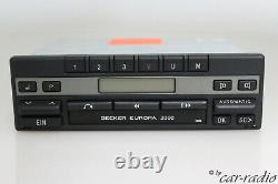 Becker Europe 2000 BE1100 Oldtimer Youngtimer Autoradio Radio Cassette Bronze