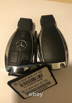 Clé Vierge Keyless Go Smart Key Mercedes Benz ORIGINALE W204 OEM FSB3 3 BOUTONS