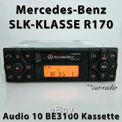 Original Mercedes Audio 10 BE3100 Becker Cassette R170 Radio de voiture