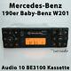 Original Mercedes Audio 10 BE3100 Cassette 190er Autoradio Classe C W201 Becker