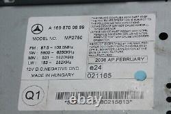 Original Mercedes Benz W169 W245 Autoradio Lecteur CD A1698700689 MF2750 De