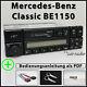 Original Mercedes Classic BE1150 Becker Radio Cassette A0038202986 Autoradio Kit