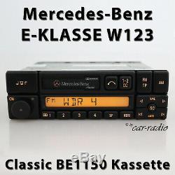 Original Mercedes Classic BE1150 Cassette W123 Radio Classe E Becker Autoradio