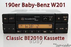 Original Mercedes Classic BE2010 Autoradio W201 Classe C 190er Radio Cassette Cc