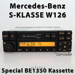 Original Mercedes Special BE1350 Becker Radio W126 Autoradio CLASSE S Cassette