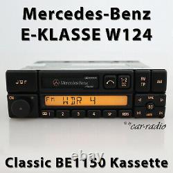 Original Mercedes W124 Classe E Classic BE1150 Autoradio Cassette Becker Radio